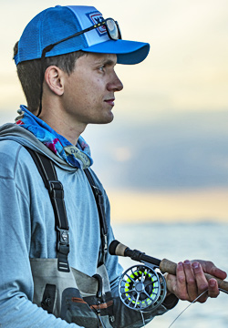 jan Nachtigal sea trout fishing guide at denmark fishing lodge fyn island